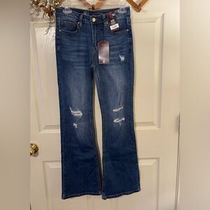 Mid rise flare jeans size 19